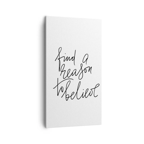 Impression sur toile - Image sur toile - C'est possible - 45x80 cm