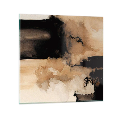 Impression sur verre - Image sur verre - Une abstraction intrigante - 40x40 cm