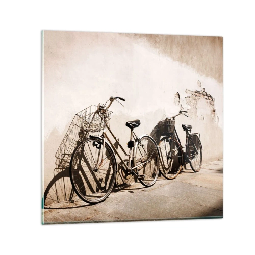 Impression sur verre - Image sur verre - Le charme inoubliable du passé - 30x30 cm