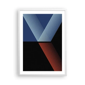 Affiche dans un cadre blanc - Poster - Histoire simple - 50x70 cm