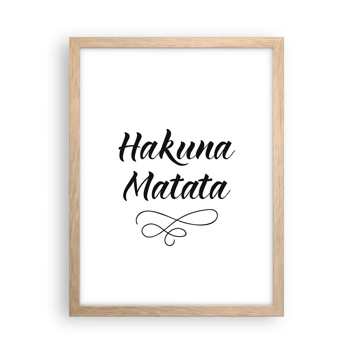 Affiche dans un chêne clair - Poster - Le meilleur conseil - 30x40 cm