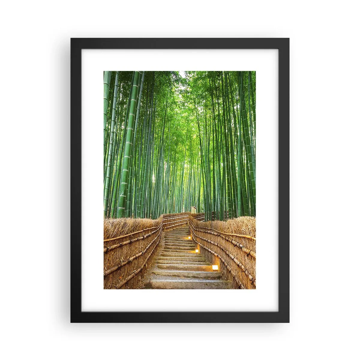 Affiche dans un cadre noir - Poster - L'essence de la nature asiatique - 30x40 cm