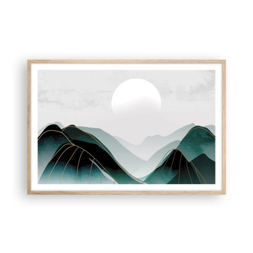 Affiche dans un chêne clair - Poster - En pleine majesté - 91x61 cm