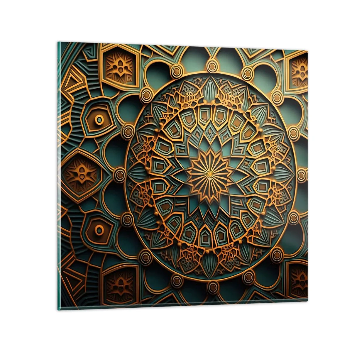 Impression sur verre - Image sur verre - Dans une ambiance arabe - 40x40 cm