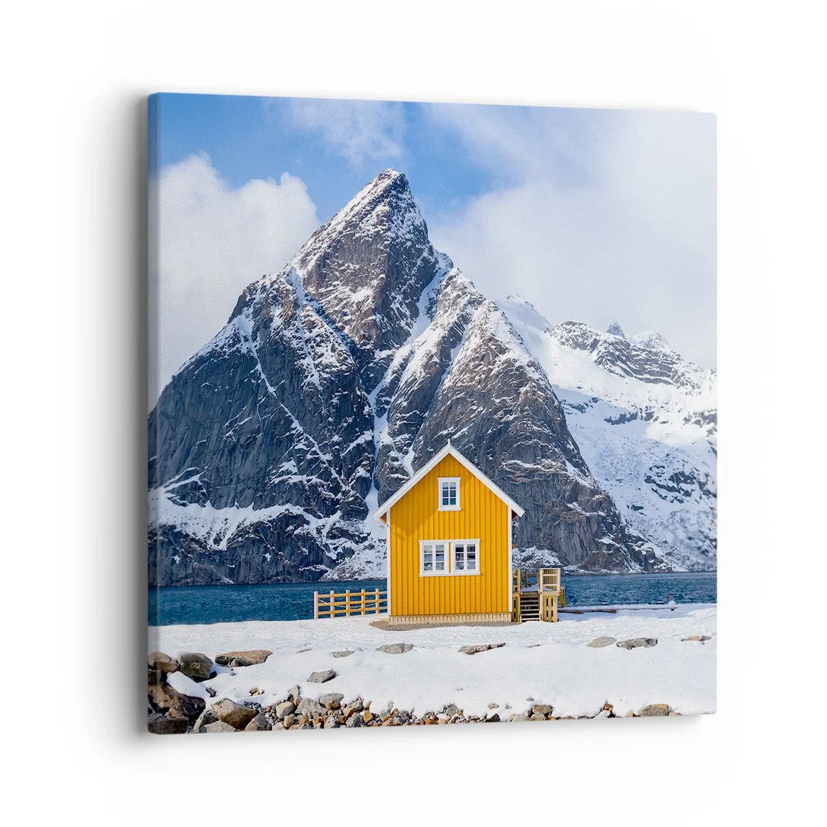 Impression sur toile - Image sur toile - Vacances scandinaves - 40x40 cm