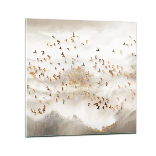 Impression sur verre - Image sur verre - Il est l'heure… - 30x30 cm
