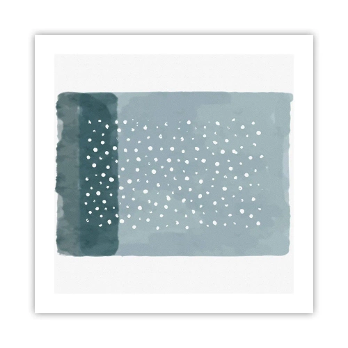 Affiche - Poster - Évolution de bleus - 50x50 cm