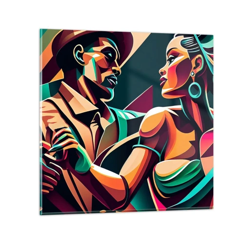Impression sur verre - Image sur verre - Au rythme du coeur - 60x60 cm