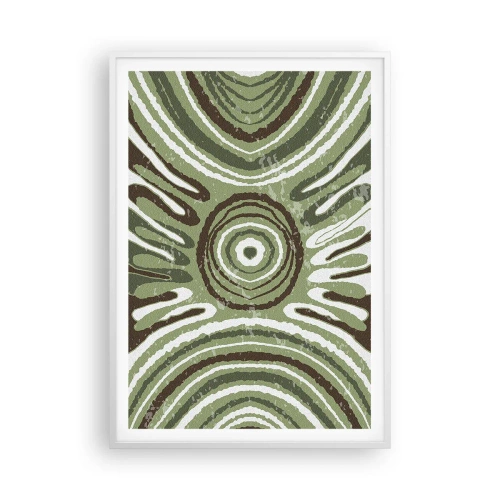 Affiche dans un cadre blanc - Poster - Une explosion d'émotions - 70x100 cm
