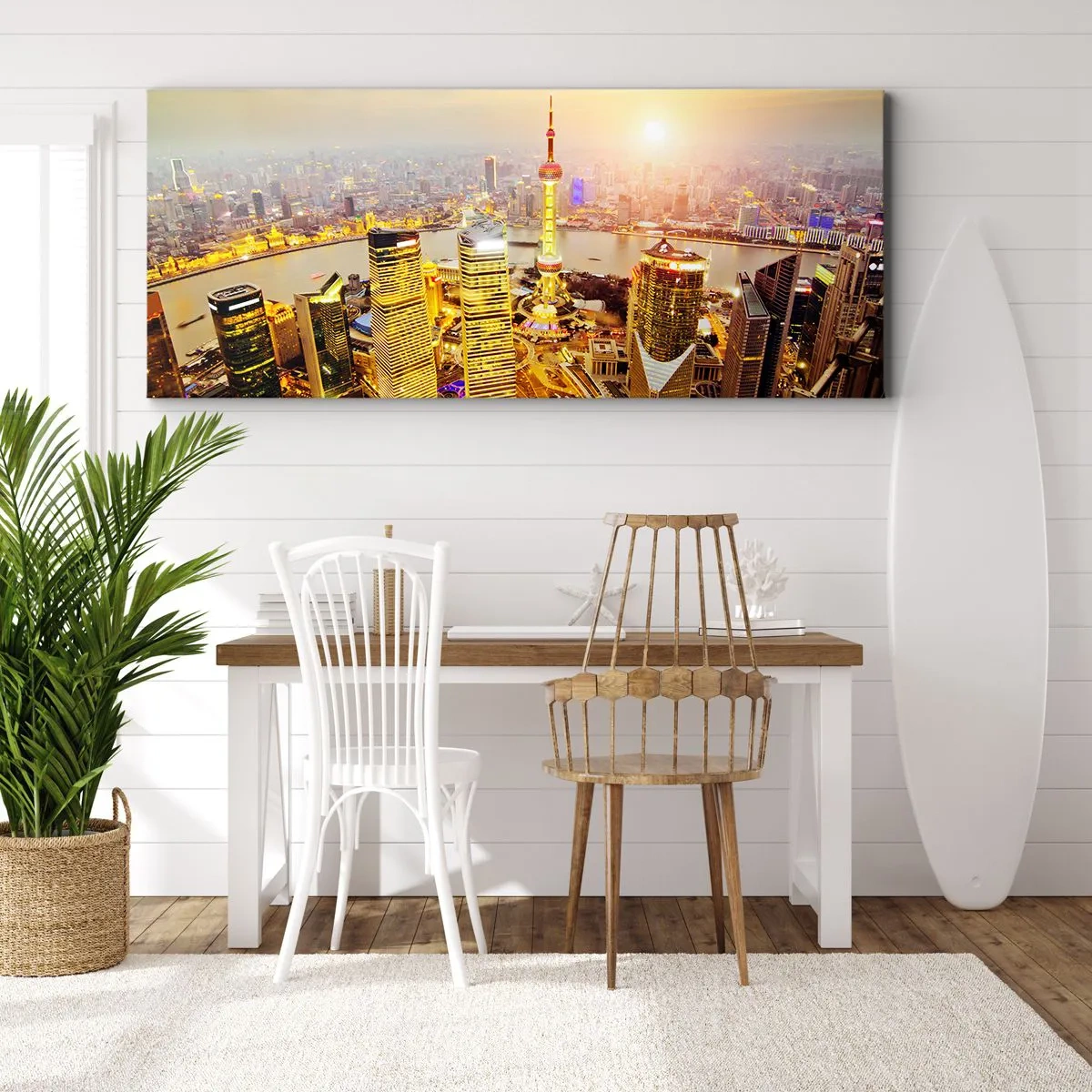 Impression sur toile - Image sur toile - Rêve asiatique - 90x30 cm