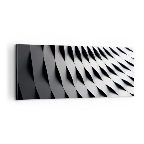 Impression sur toile - Image sur toile - A la surface des vagues - 100x40 cm