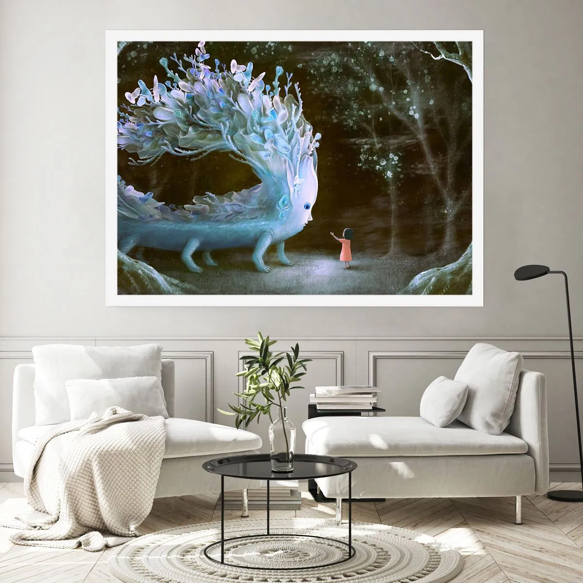 Affiche - Poster - Une rencontre fantastique - 50x40 cm