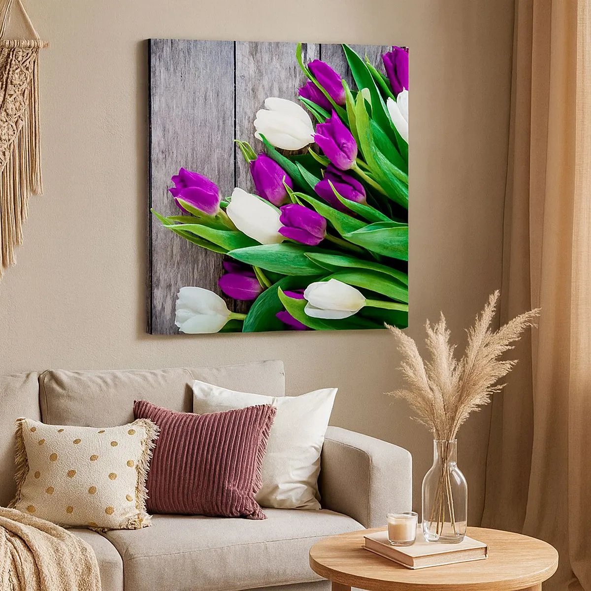 Impression sur toile - Image sur toile - Le jour des vacances de printemps - 30x30 cm