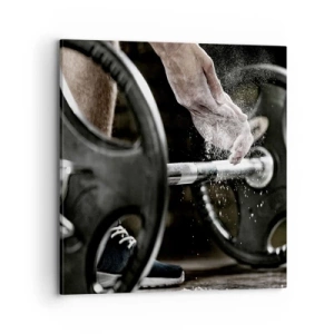 Impression sur toile - Image sur toile - Défi accepté! - 70x70 cm