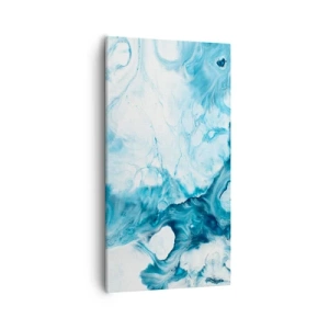 Impression sur toile - Image sur toile - Concert de bleu - 55x100 cm