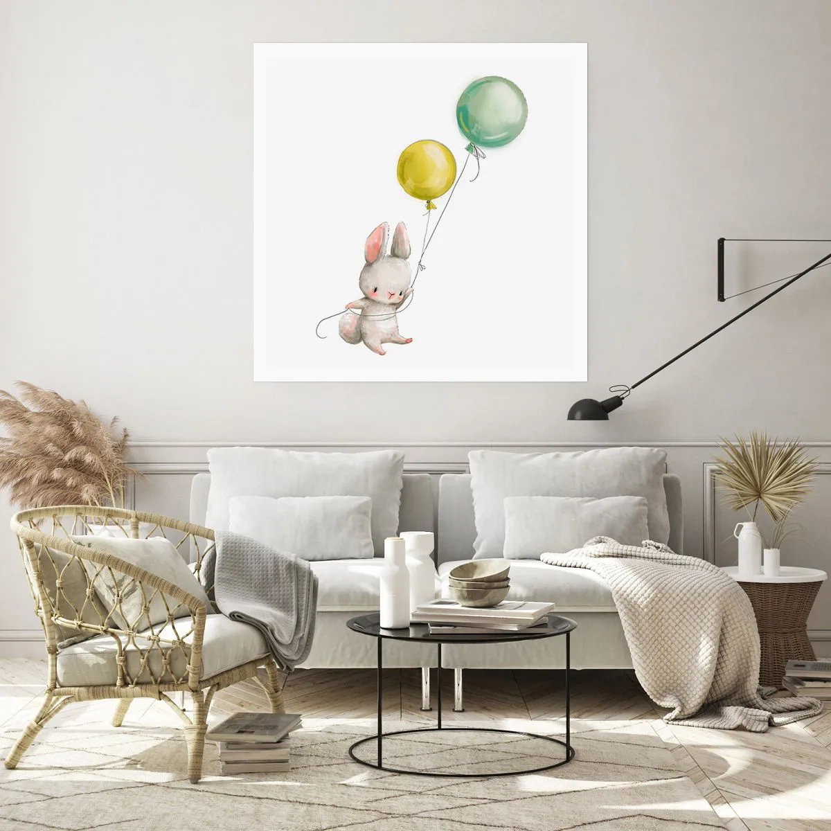 Affiche - Poster - Moi aussi je vole! - 40x40 cm