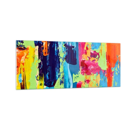 Impression sur verre - Image sur verre - La vie est belle! - 100x40 cm