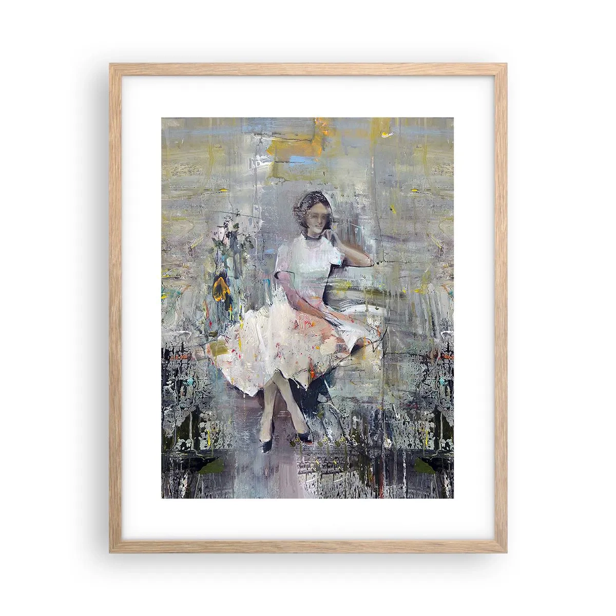 Affiche dans un chêne clair - Poster - Classique et moderne - 40x50 cm