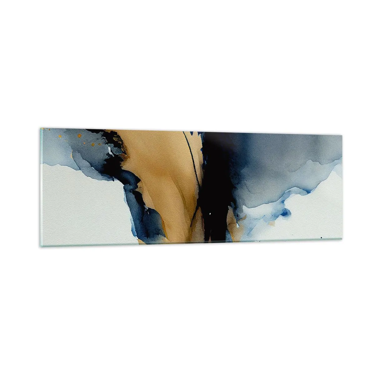 Impression sur verre - Image sur verre - Derrière le rideau - 90x30 cm