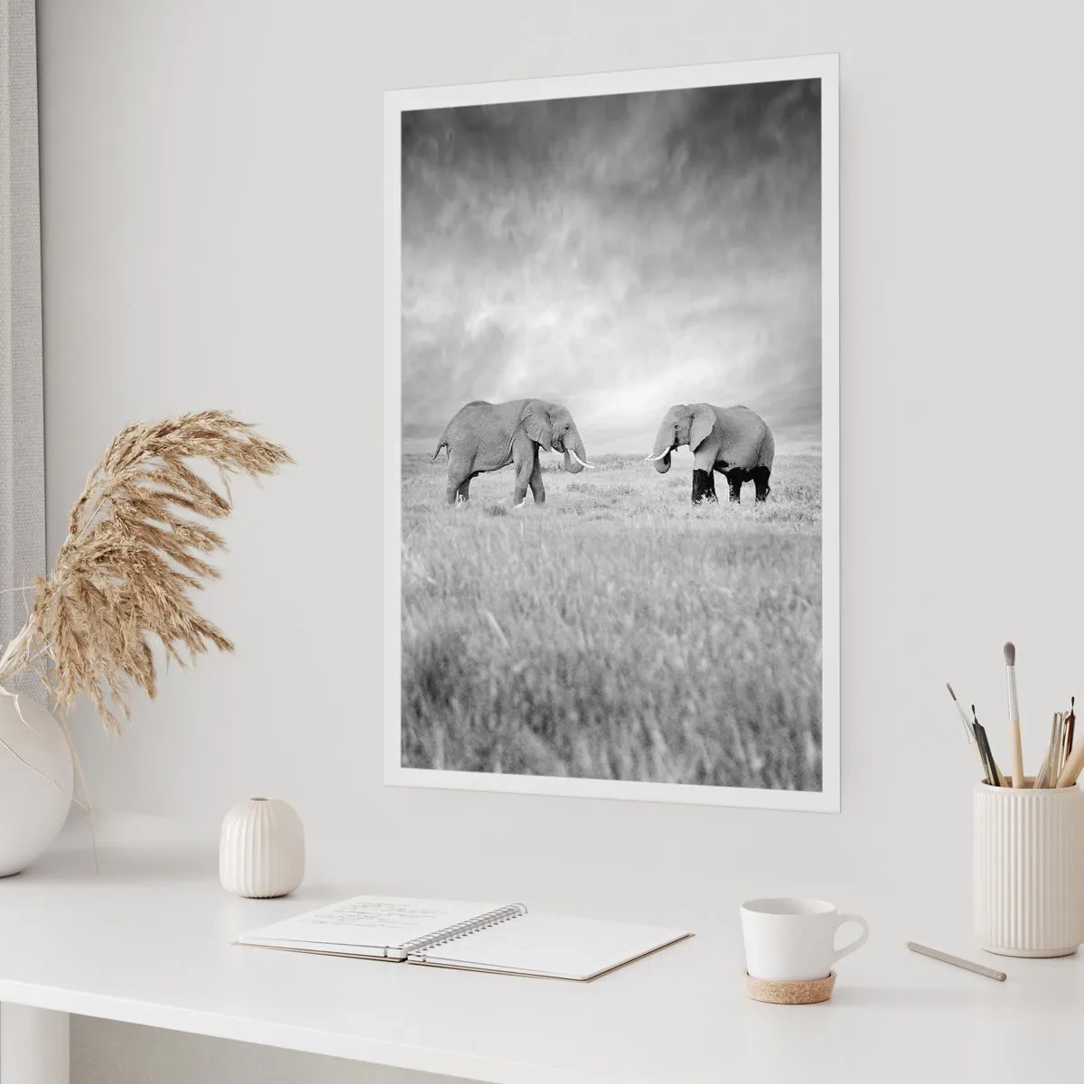 Affiche - Poster - Le gris est beau - 70x100 cm