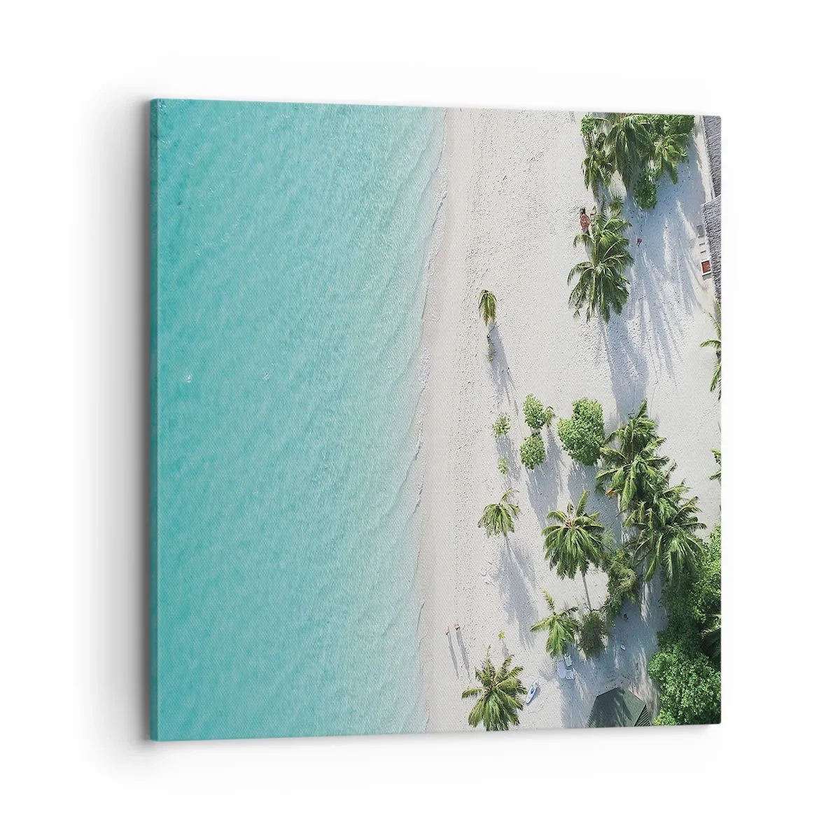 Impression sur toile - Image sur toile - Vacances au paradis - 70x70 cm