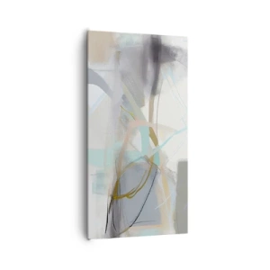 Impression sur toile - Image sur toile - Abstraction brumeuse - 65x120 cm