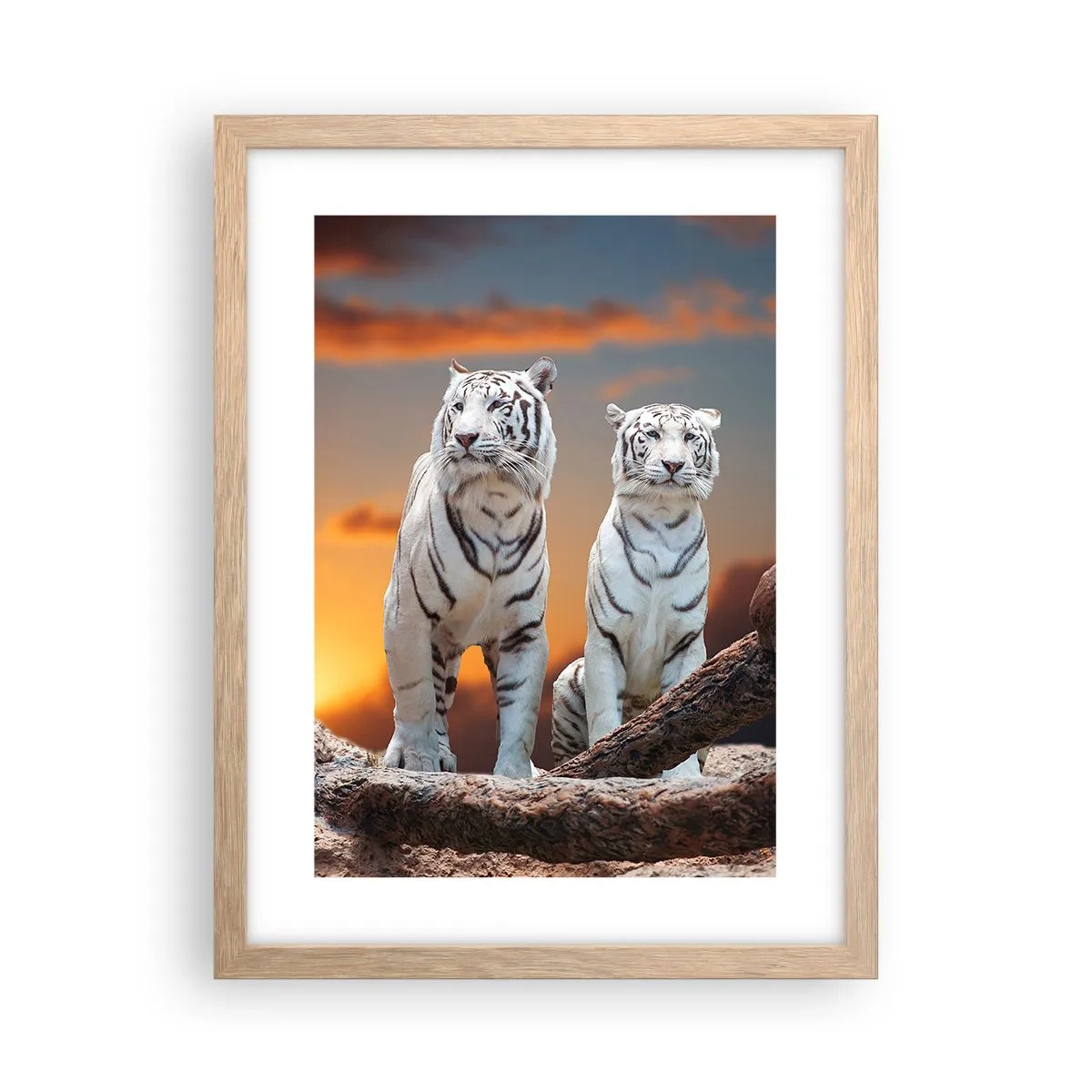 Affiche dans un chêne clair - Poster - Tout comme à Narnia - 30x40 cm