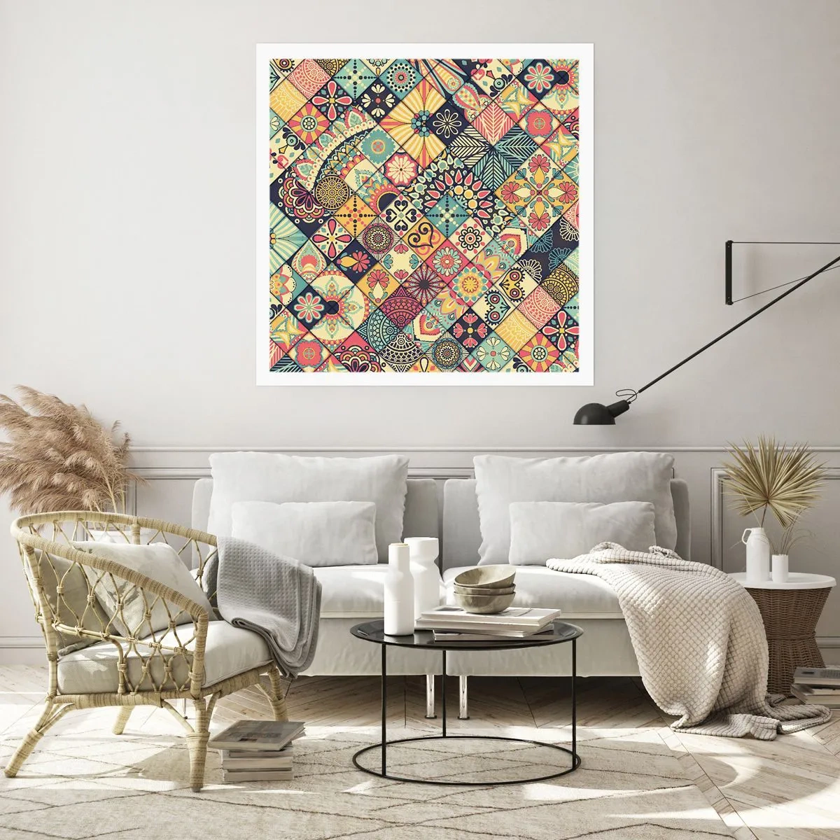 Affiche - Poster - Ambiance marocaine - 50x50 cm