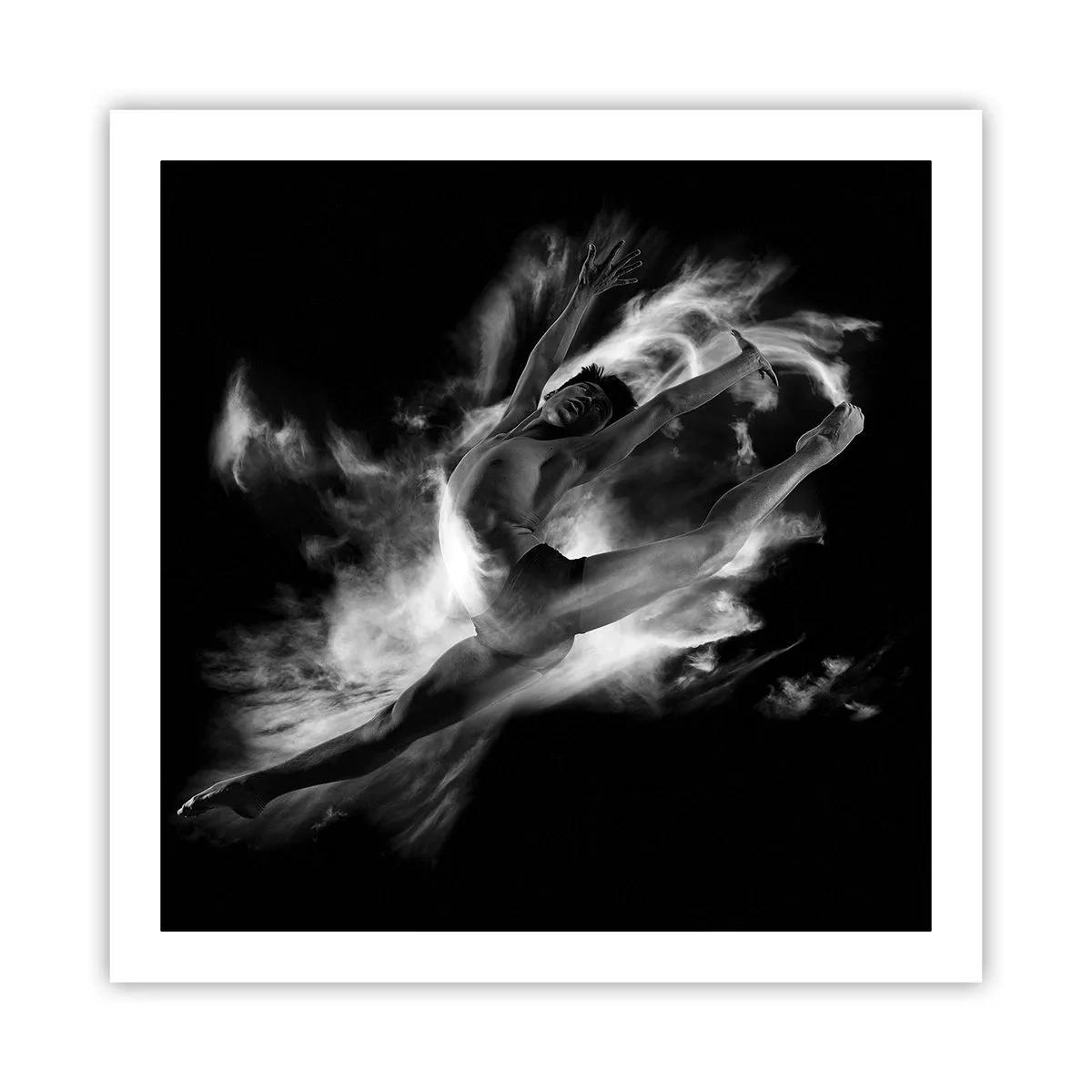 Affiche - Poster - Coincé en l'air - 60x60 cm