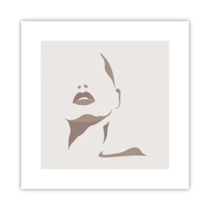 Affiche - Poster - Fait de lumière et d'ombre - 30x30 cm