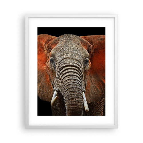 Affiche dans un cadre blanc - Poster - Je suis sauvage, et toi? - 40x50 cm