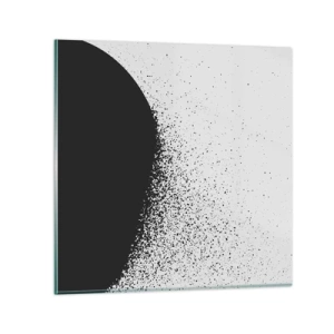 Impression sur verre - Image sur verre - Mouvement des molécules - 60x60 cm