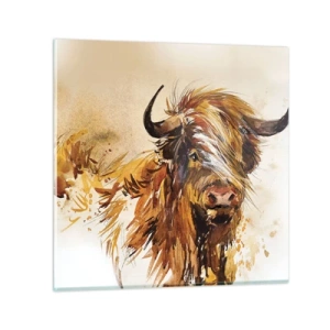 Impression sur verre - Image sur verre - Fierté du chasseur - 70x70 cm