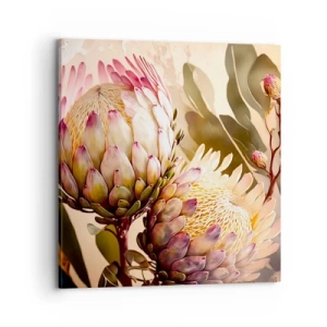 Impression sur toile - Image sur toile - Tendrement embrassé - 70x70 cm