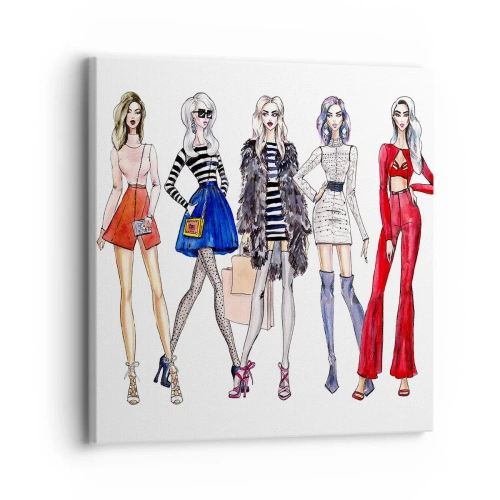Impression sur toile - Image sur toile - Every week Fashion Week - 30x30 cm