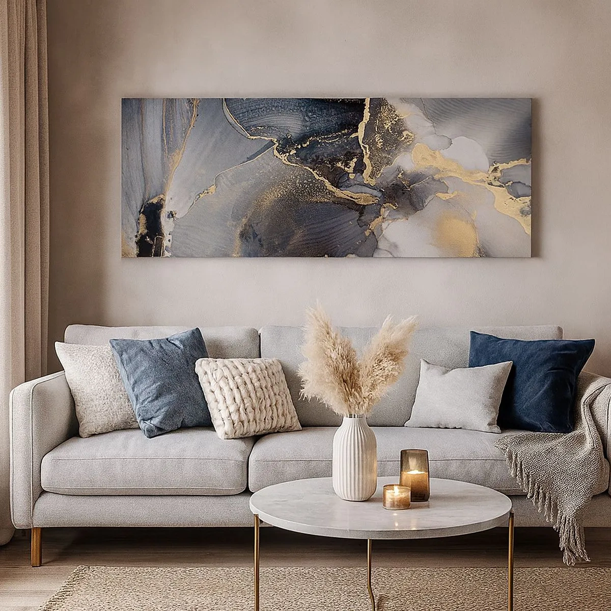 Impression sur toile - Image sur toile - La vie de la pierre - 100x40 cm