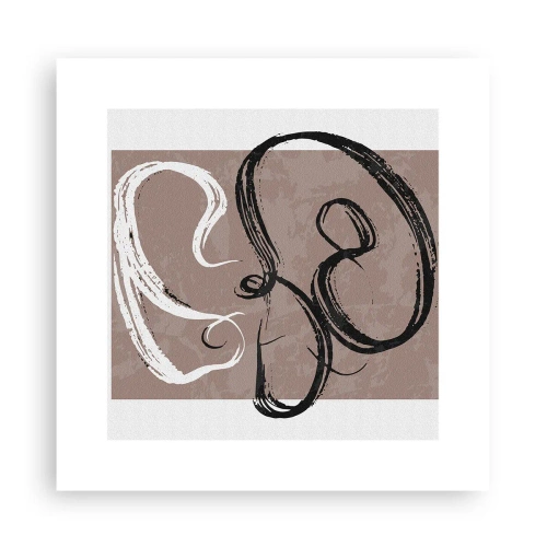 Affiche - Poster - Composition – la recherche de la plénitude - 30x30 cm