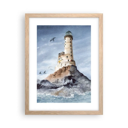 Affiche dans un chêne clair - Poster - Invincible - 30x40 cm