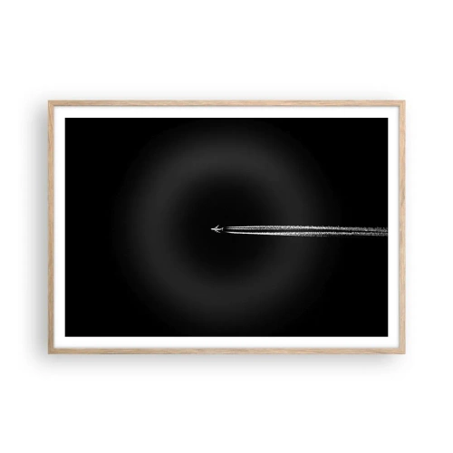 Affiche dans un chêne clair - Poster - Dans une autre dimension - 100x70 cm