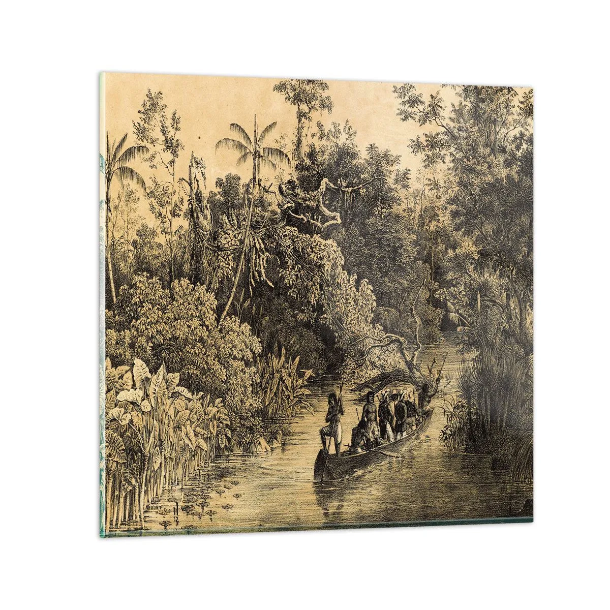 Impression sur verre - Image sur verre - Expédition à la source - 60x60 cm