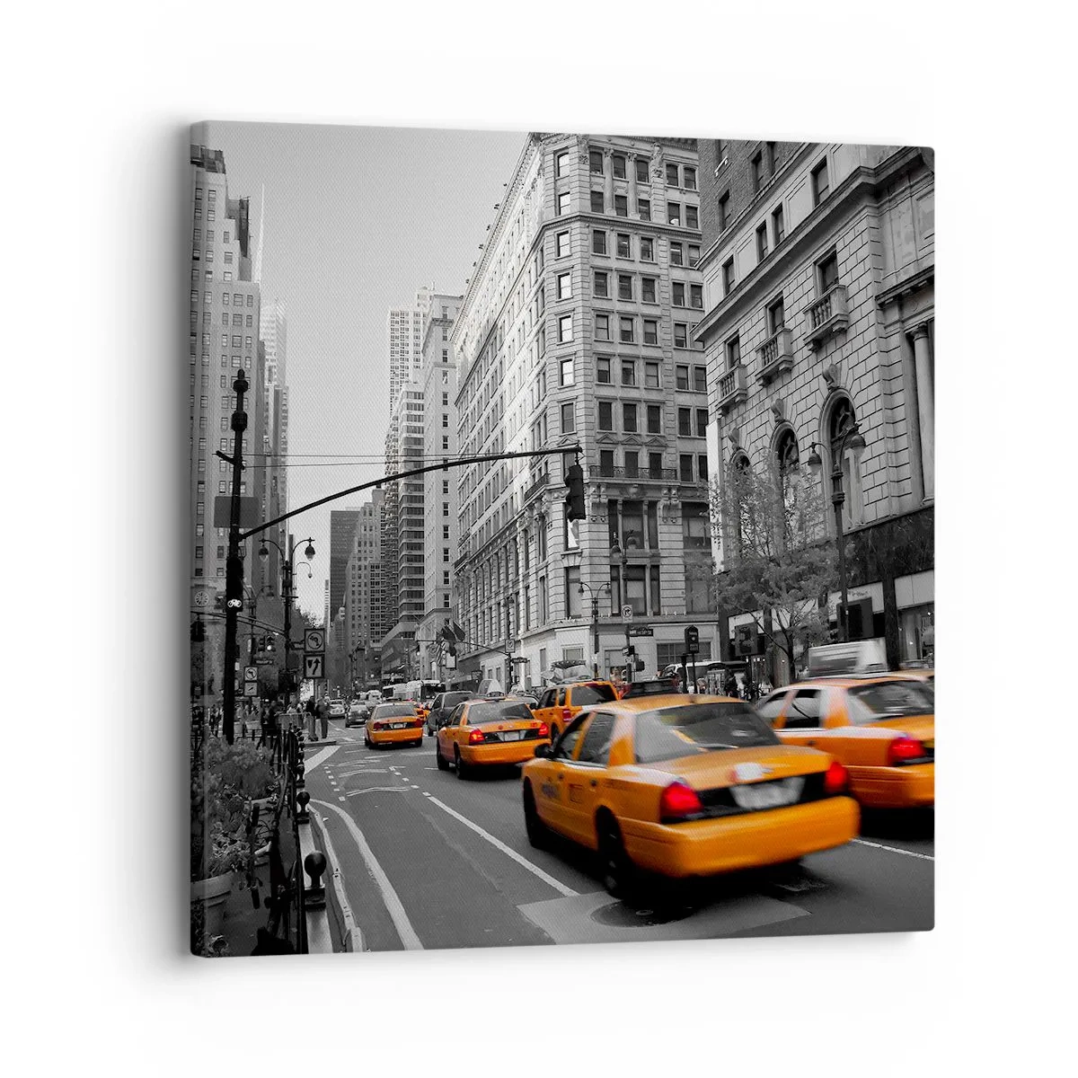 Impression sur toile - Image sur toile - Soleil des grandes villes - 30x30 cm