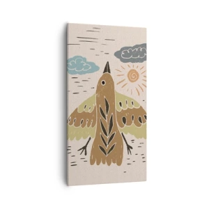 Impression sur toile - Image sur toile - Bon vol - 55x100 cm