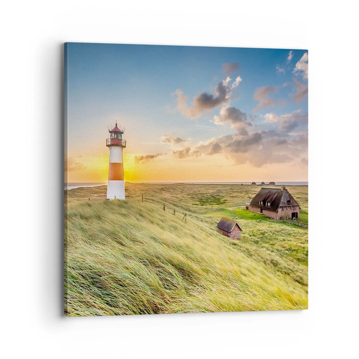 Impression sur toile - Image sur toile - Entre les vagues - 70x70 cm