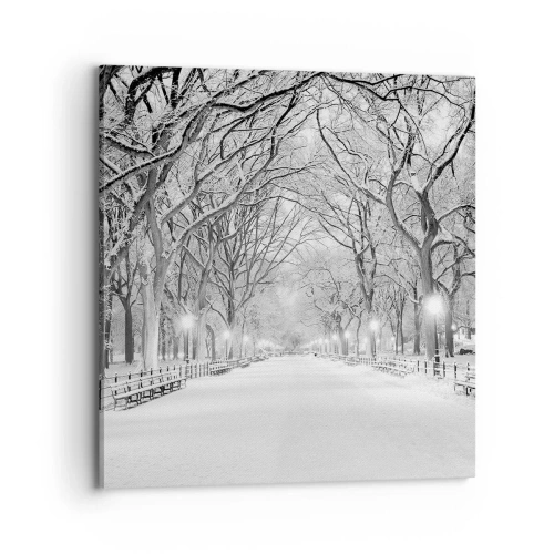Impression sur toile - Image sur toile - Les quatres saisons – l’hiver - 70x70 cm