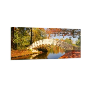 Impression sur verre - Image sur verre - Sur le pont blanc des soupirs - 100x40 cm