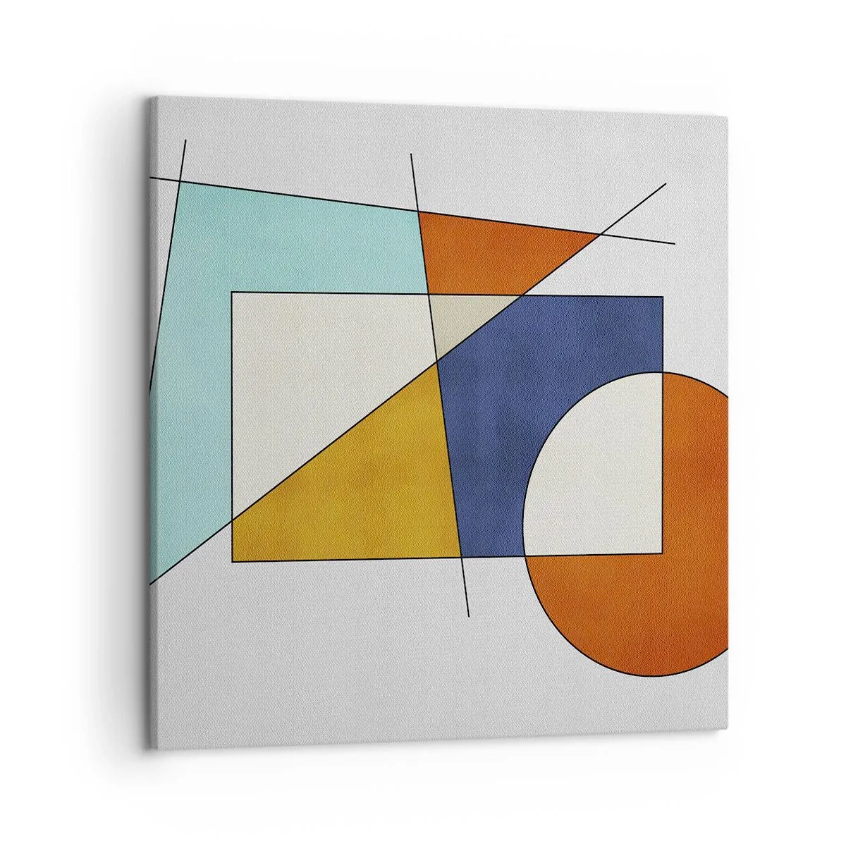 Impression sur toile - Image sur toile - Abstraction : plaisir moderniste - 50x50 cm