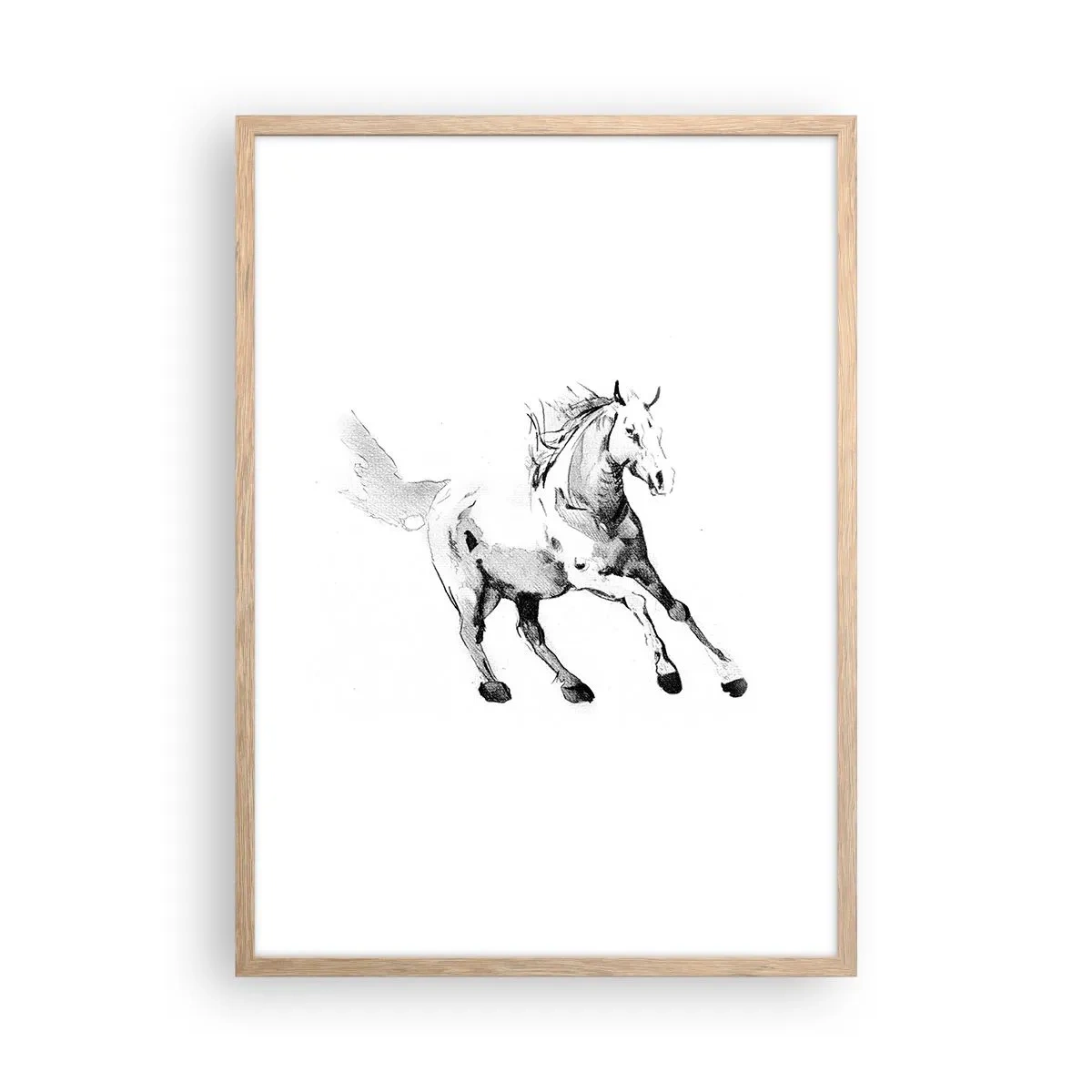 Affiche dans un chêne clair - Poster - Âme indomptée - 50x70 cm