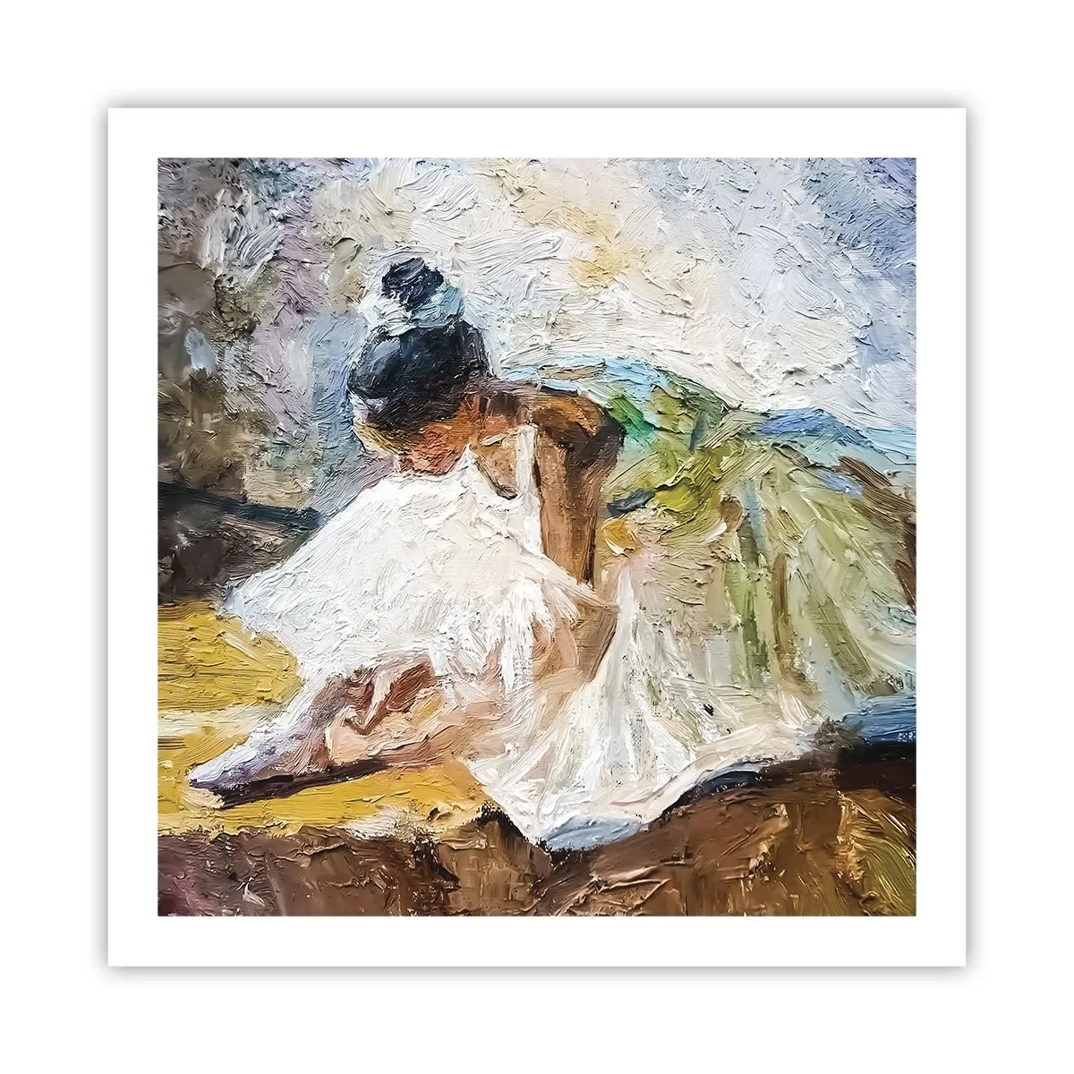 Affiche - Poster - D'après un tableau de Degas - 60x60 cm