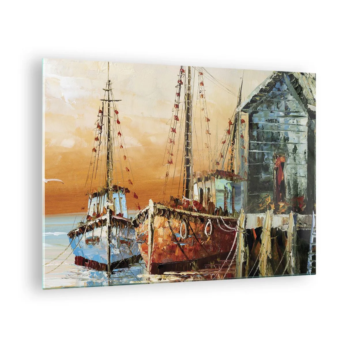 Impression sur verre - Image sur verre - Retour tranquille - 70x50 cm