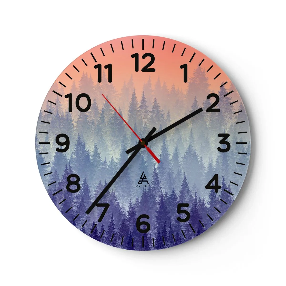 Horloge murale - Pendule murale - Haut, plus haut, vers le ciel - 30x30 cm